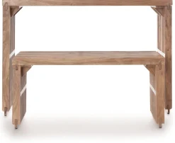 XOOON Lino bankje (96cm) in kleur Naturel van COCOmaison^ Woonaccessoires|Poef/Hockers
