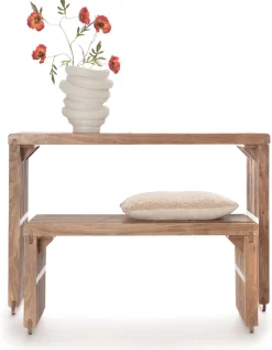 XOOON Lino wandtafel (120cm) in kleur Naturel van COCOmaison^ Woonaccessoires|Wandtafels