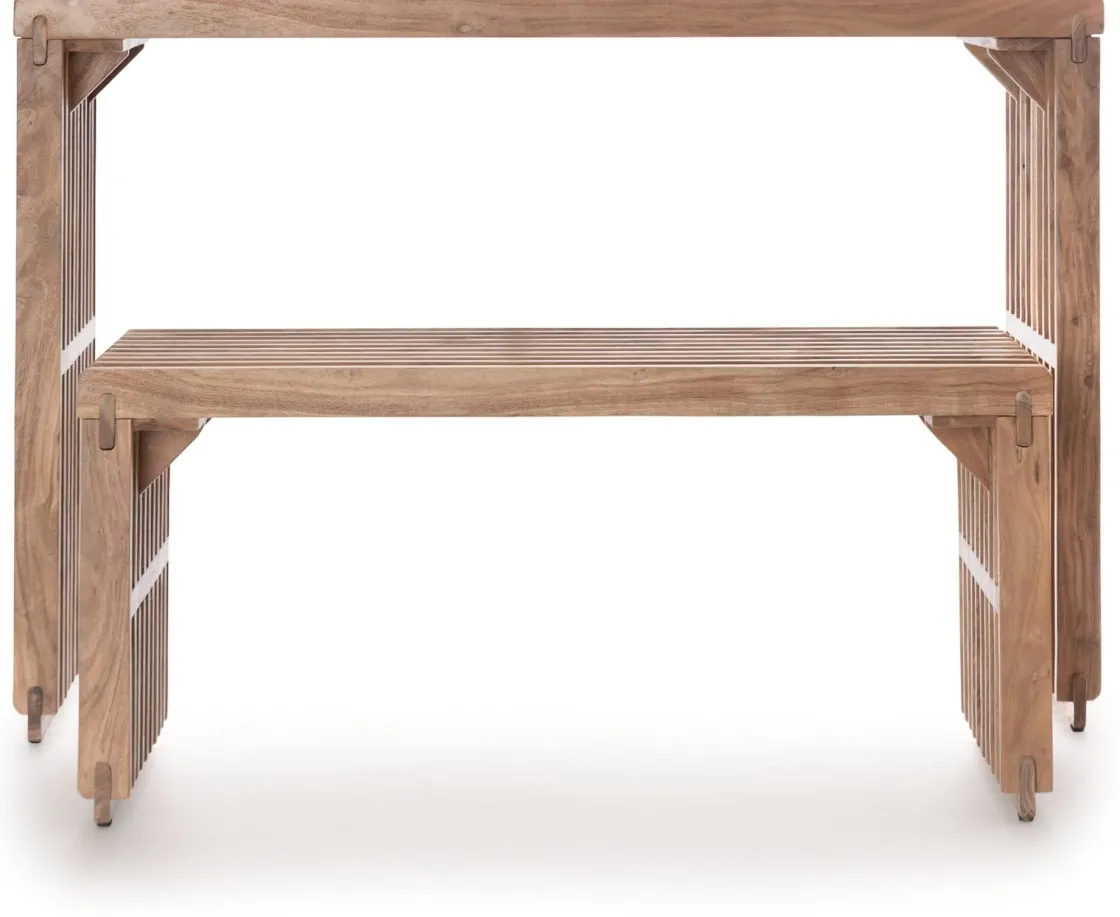XOOON Lino wandtafel (120cm) in kleur Naturel van COCOmaison^ Woonaccessoires|Wandtafels