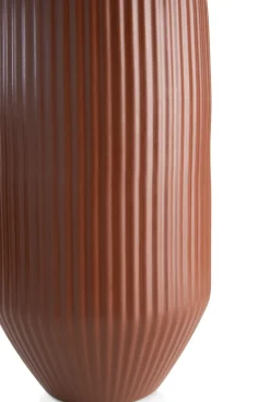 XOOON Liv vaas H44cm in de kleur Terra Cotta - COCOmaison^ Woonaccessoires