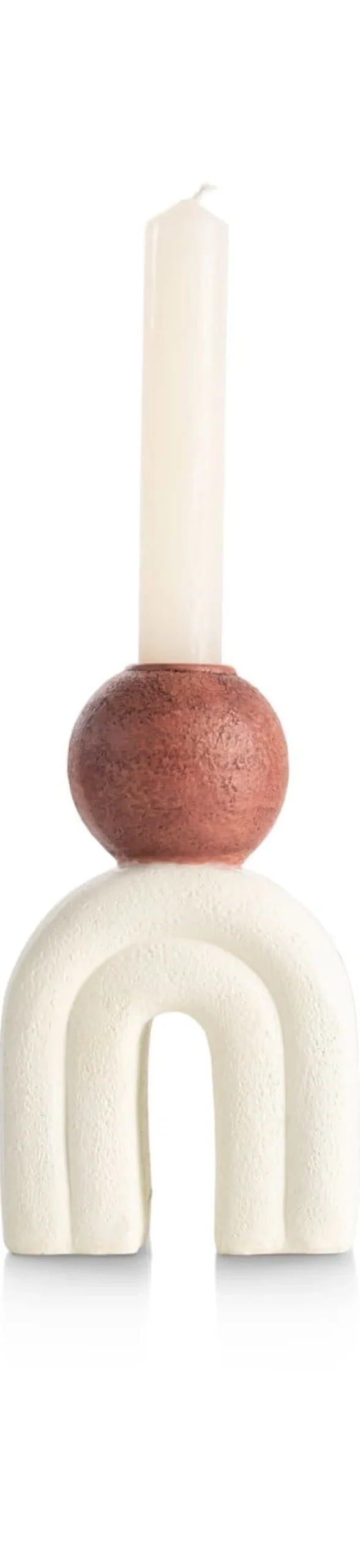 XOOON Lot kandelaar H15,5cm in de kleur Crème - COCOmaison^ Woonaccessoires