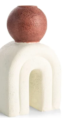 XOOON Lot kandelaar H15,5cm in de kleur Crème - COCOmaison^ Woonaccessoires