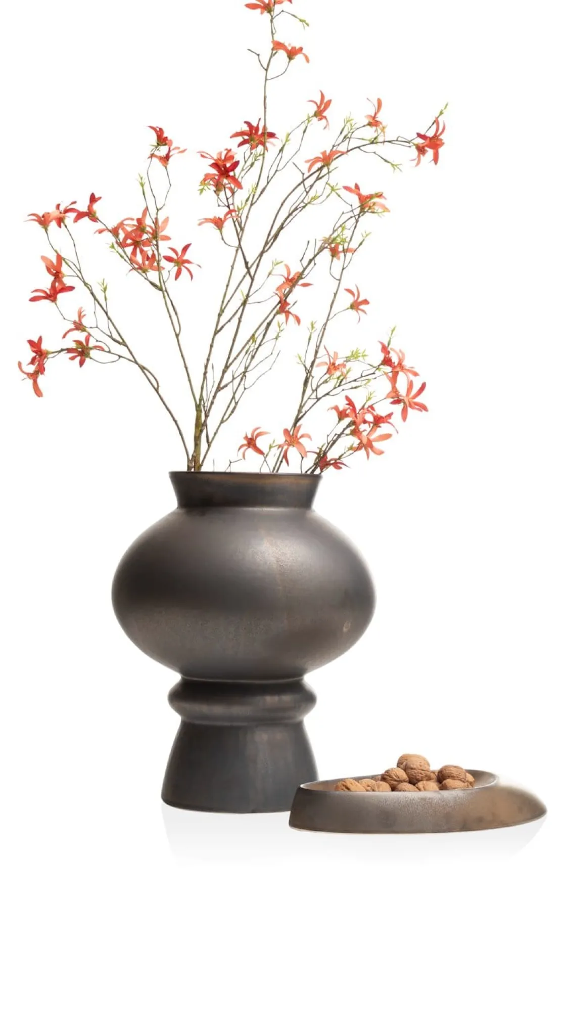 XOOON Lovia schaal (36x19cm) in de kleur Bruin - COCOmaison^ Woonaccessoires