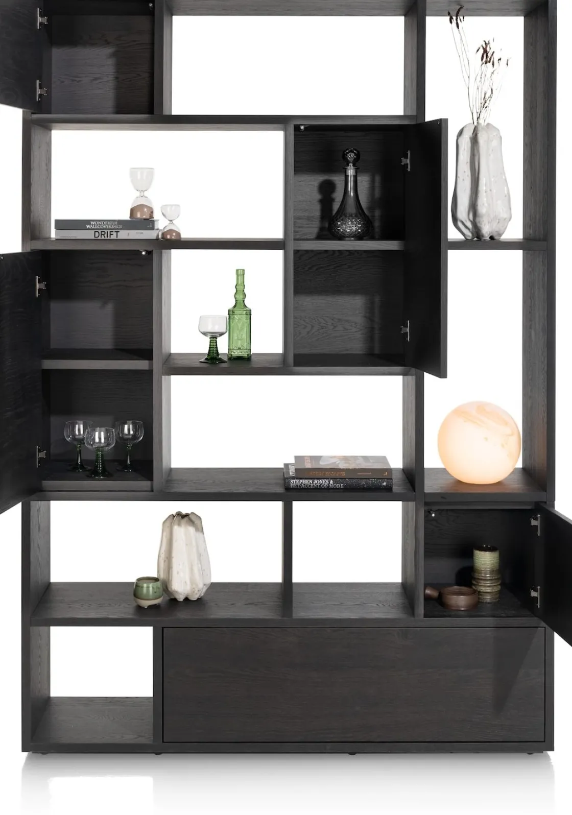 XOOON LUGANA roomdivider 150 cm - marmerlook^ Roomdivider|Boekenkasten