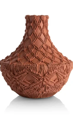 XOOON Maeve vaas H33cm in de kleur Terra Cotta - COCOmaison^ Woonaccessoires