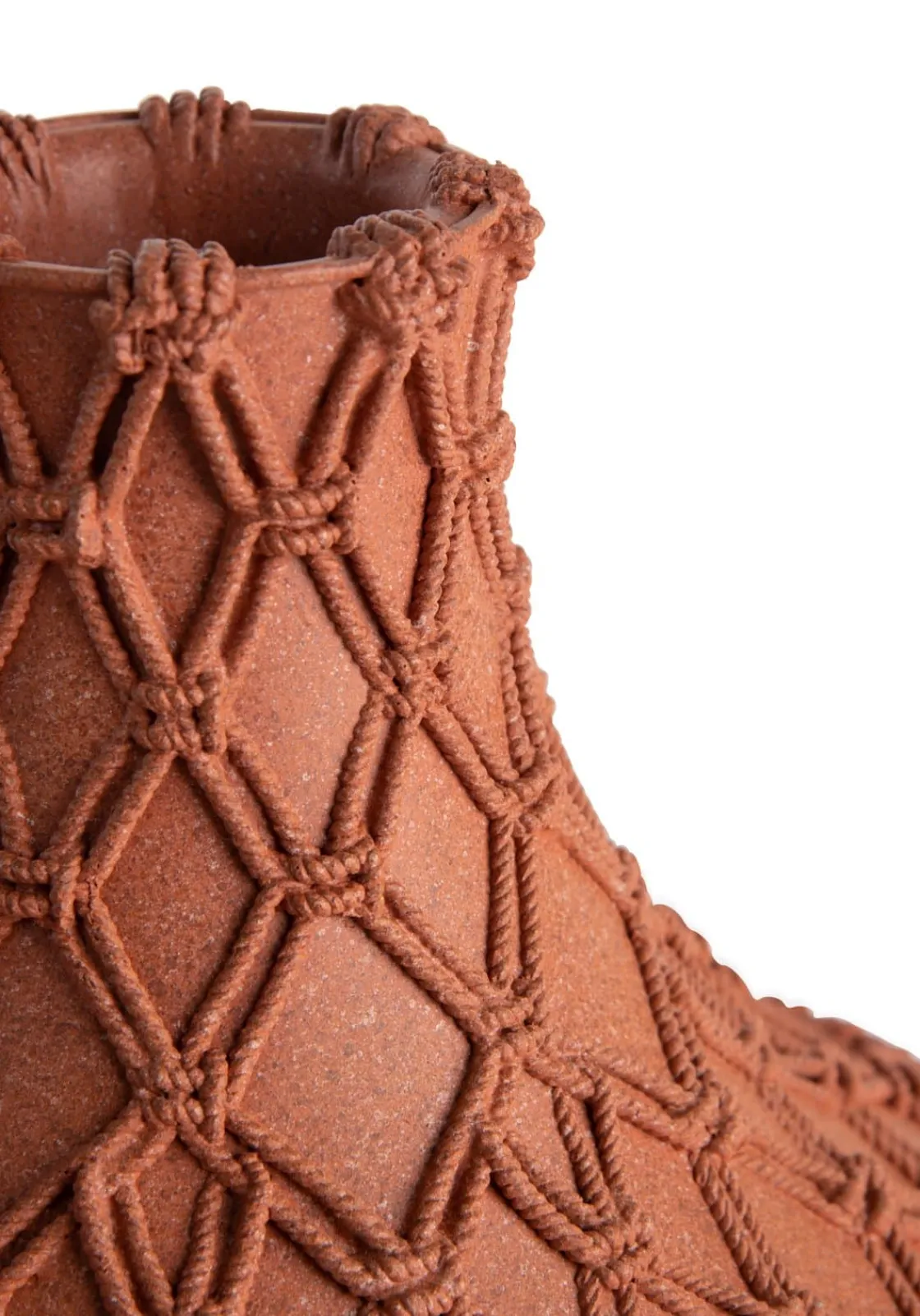 XOOON Maeve vaas H33cm in de kleur Terra Cotta - COCOmaison^ Woonaccessoires