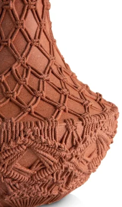 XOOON Maeve vaas H33cm in de kleur Terra Cotta - COCOmaison^ Woonaccessoires