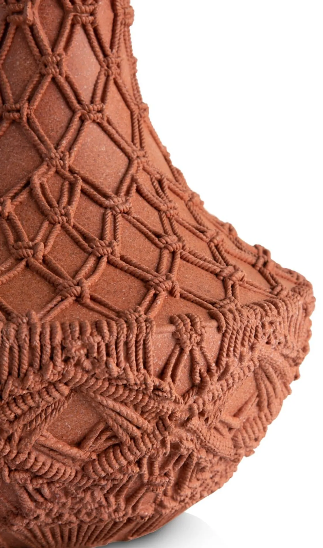 XOOON Maeve vaas H33cm in de kleur Terra Cotta - COCOmaison^ Woonaccessoires