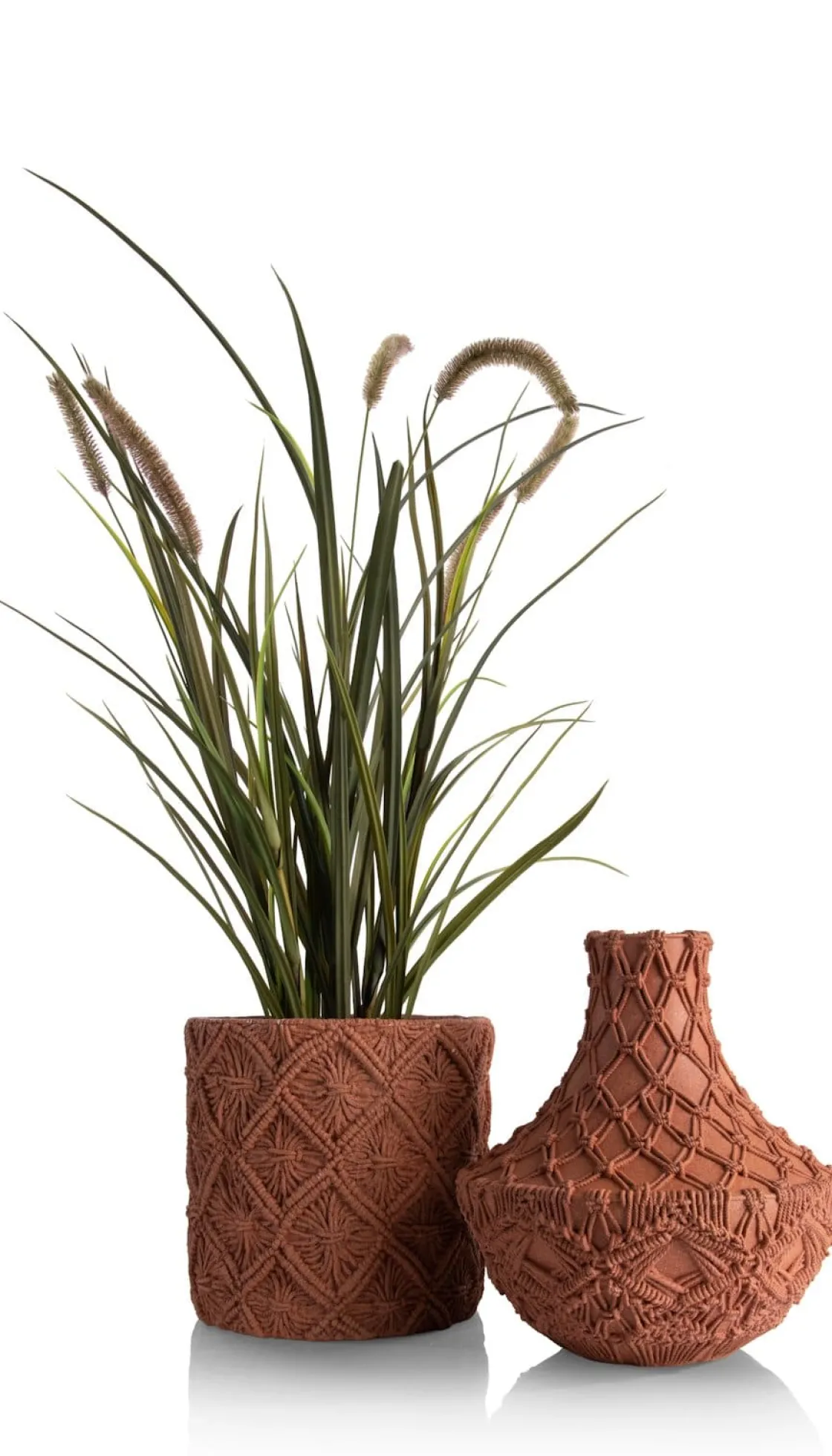 XOOON Maeve vaas H33cm in de kleur Terra Cotta - COCOmaison^ Woonaccessoires
