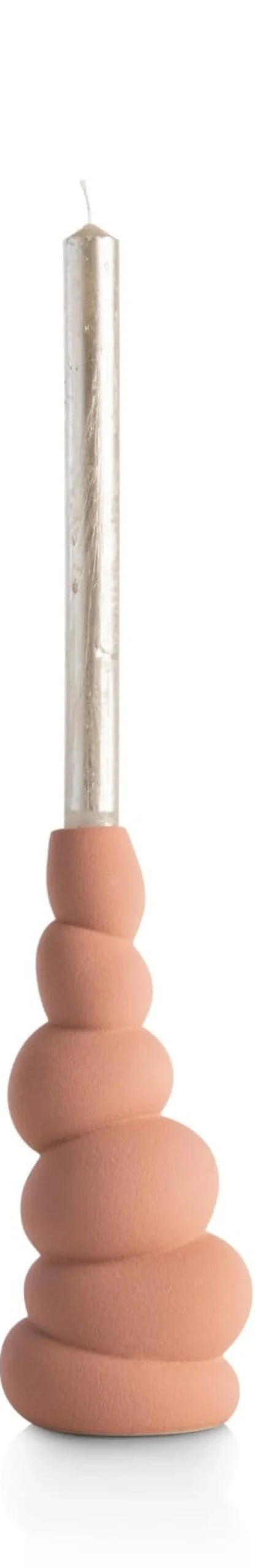 XOOON Maria kandelaar H23,5cm in de kleur Terra Cotta - COCOmaison^ Woonaccessoires