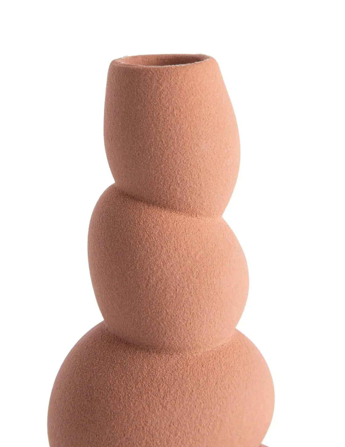 XOOON Maria kandelaar H23,5cm in de kleur Terra Cotta - COCOmaison^ Woonaccessoires