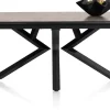XOOON Masura ovale uitschuiftafel met metalen poot 180(+60)x110cm^ Uitschuiftafels|Eettafels