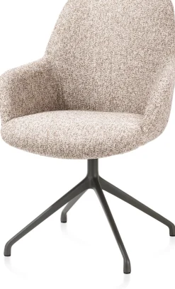 XOOON Mats armleuningstoel - draaibaar in de kleur Koper -^ Armstoelen