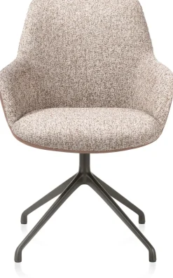 XOOON Mats armleuningstoel in de kleur Cognac -^ Armstoelen
