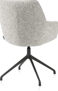 XOOON Mats, armstoel - aluminium frame 4-poots - draaibaar - selected choices^ Armstoelen
