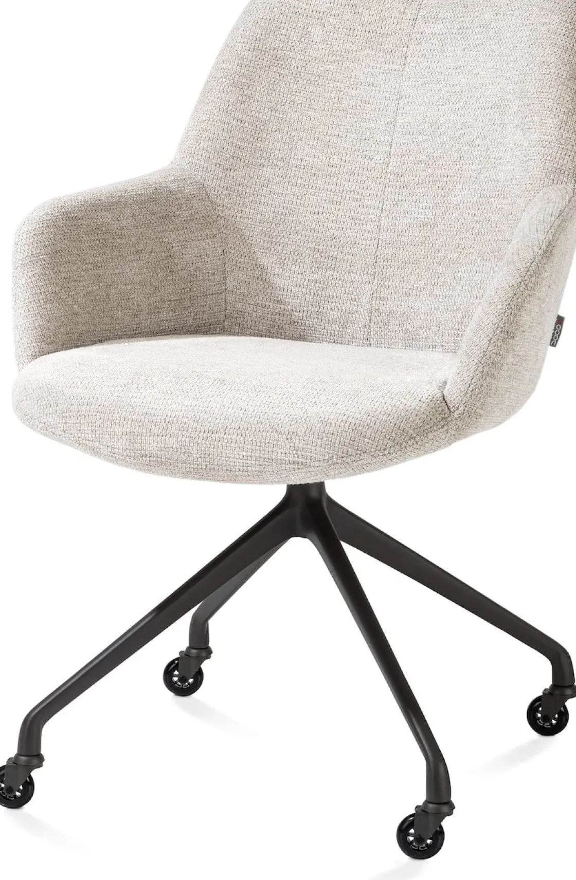 XOOON Mats, armstoel aluminium frame + wielen - selected choices^ Armstoelen