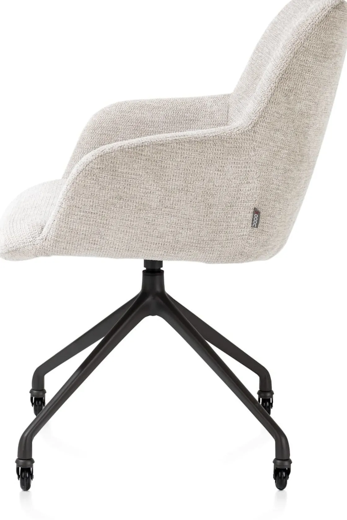 XOOON Mats, armstoel aluminium frame + wielen - selected choices^ Armstoelen