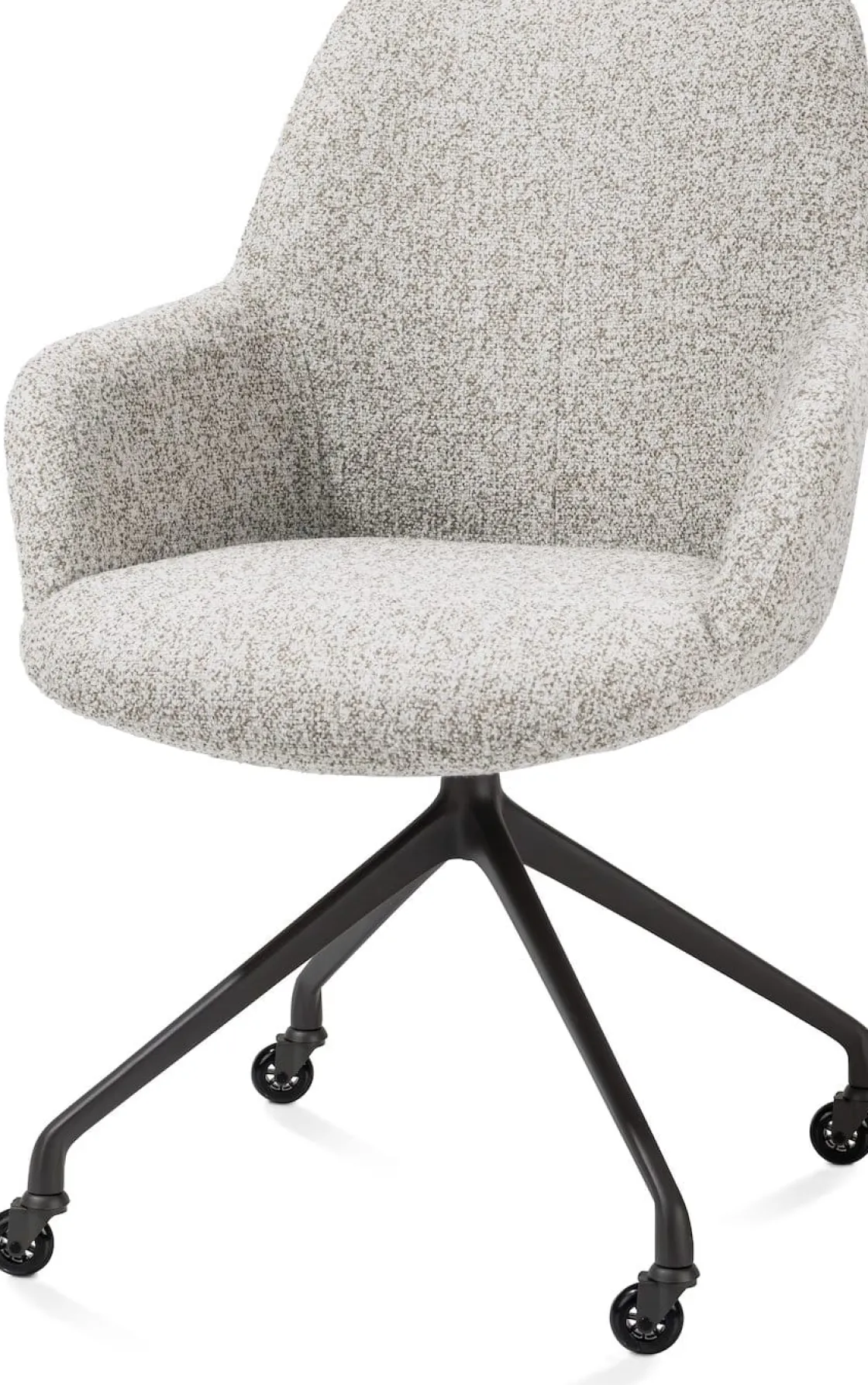 XOOON Mats, armstoel aluminium frame + wielen - selected choices^ Armstoelen