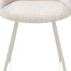 XOOON Mats, eetkamerstoel - 4-pootjes - creme - Luton - Creme^ Eetkamerstoelen