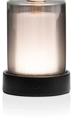 XOOON Matz draadloze tafellamp (1*LED) in de kleur Zwart - COCOmaison^ Tafellampen