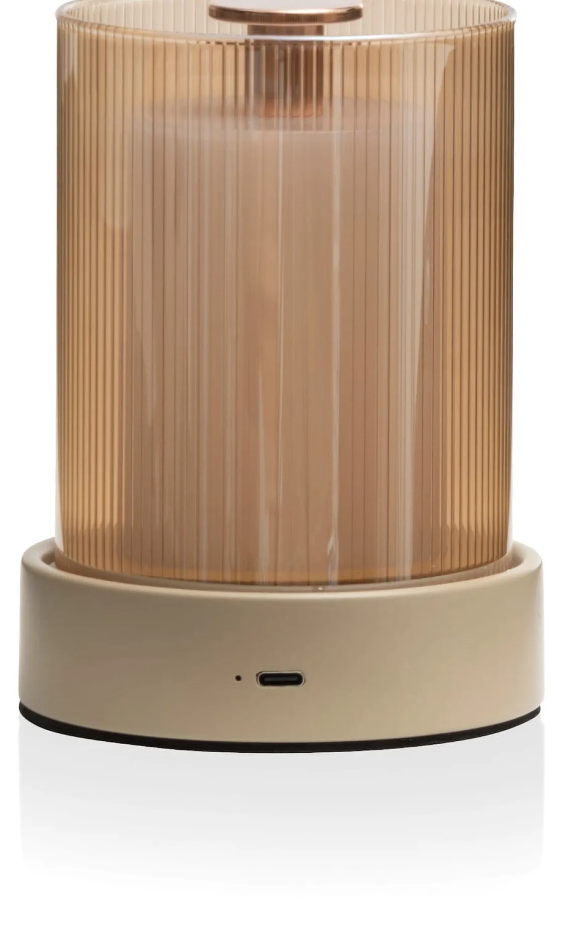 XOOON Matz draadloze tafellamp (1*LED) in de kleur Beige - COCOmaison^ Tafellampen
