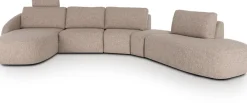 XOOON Merano triangel element met rug -^ Poef/Hockers|Merano