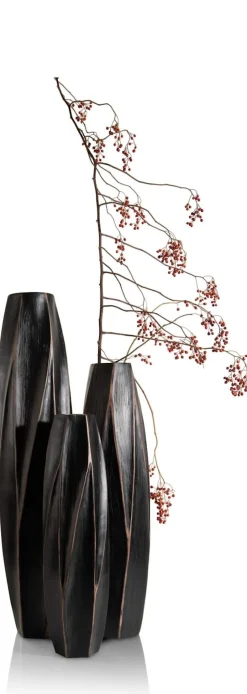 XOOON Merle vaas H81cm in de kleur Zwart - COCOmaison^ Woonaccessoires