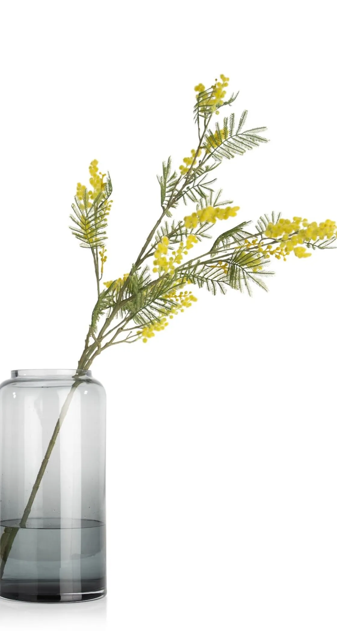XOOON Mimosa Branch H110cm kunstbloem in de kleur Geel - COCOmaison^ Woonaccessoires