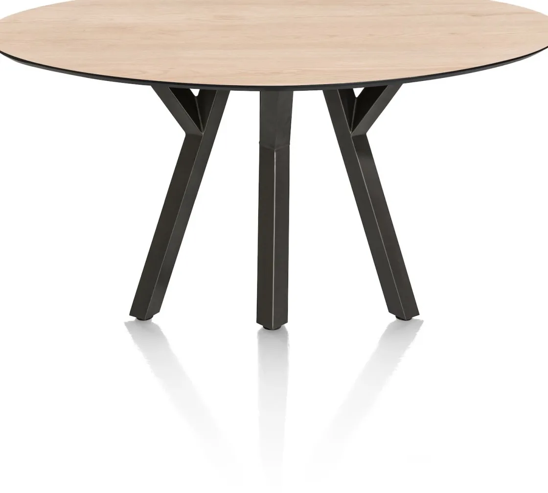 XOOON MINATO bartafel - ellips - 180 x 100 cm (h: 92 cm) - eiken look^ Bartafels|Tafelconfigurator