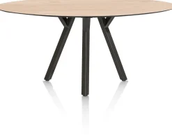 XOOON MINATO bartafel - ellips - 240 x 110 cm (h: 92 cm) - eiken look^ Bartafels|Tafelconfigurator