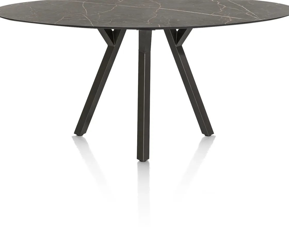 XOOON MINATO bartafel - ellips - 240 x 110 cm (h: 92 cm) - marmerlook^ Bartafels|Tafelconfigurator