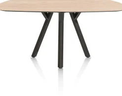 XOOON MINATO bartafel - ovaal - 240 x 110 cm (h: 92 cm) - eiken look^ Bartafels|Tafelconfigurator
