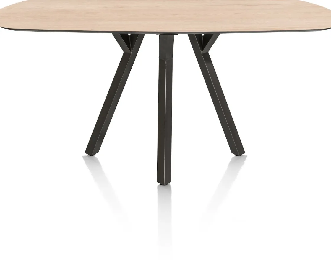 XOOON MINATO bartafel - ovaal - 240 x 110 cm (h: 92 cm) - eiken look^ Bartafels|Tafelconfigurator