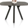 XOOON MINATO bartafel - ovaal - 150 x 105 cm (h: 92 cm) - marmerlook^ Bartafels|Tafelconfigurator