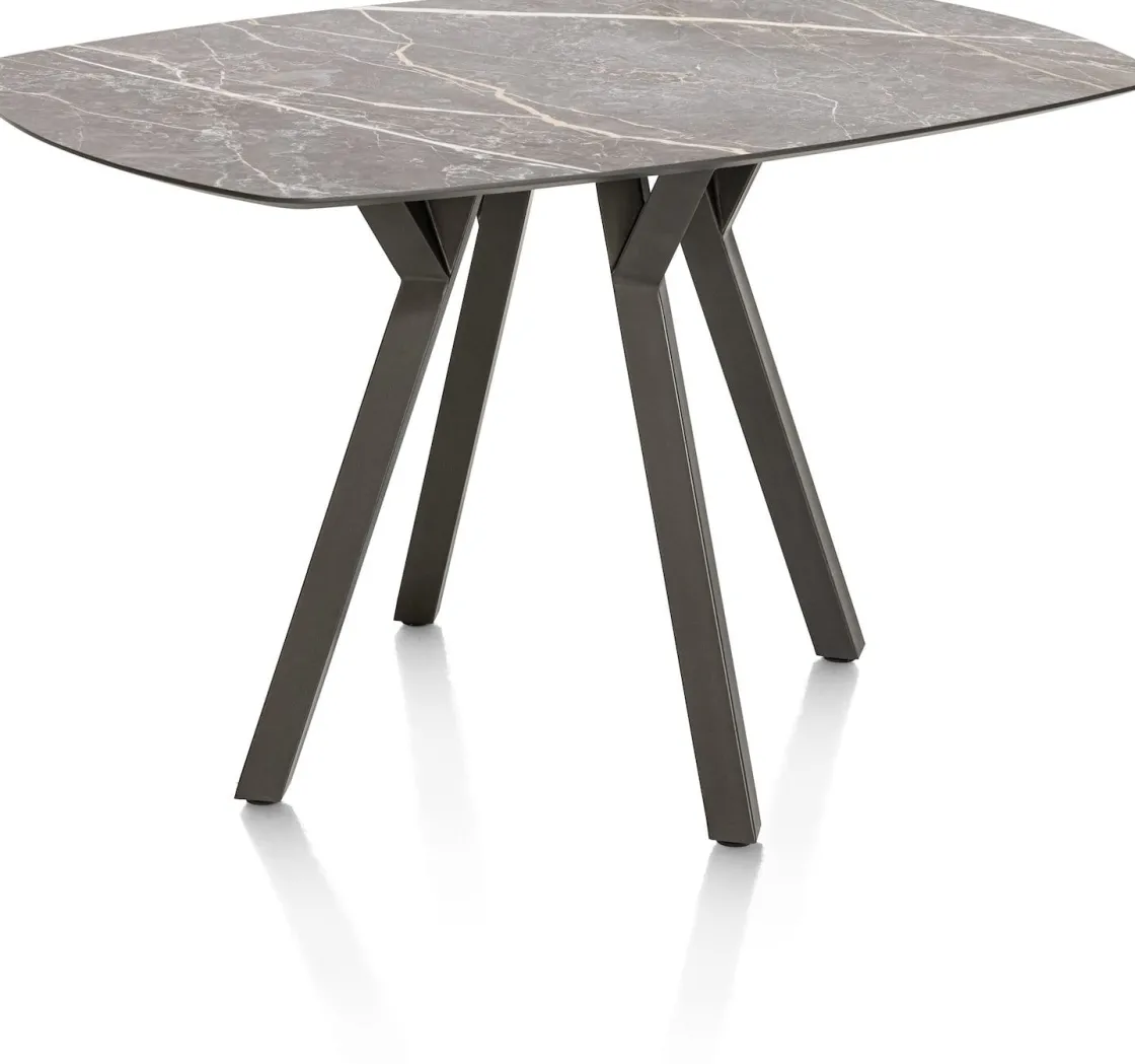 XOOON MINATO bartafel - ovaal - 150 x 105 cm (h: 92 cm) - lichtgrijs^ Bartafels|Tafelconfigurator