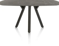 XOOON MINATO bartafel - ovaal - 240 x 110 cm (h: 92 cm) - marmerlook^ Bartafels|Tafelconfigurator