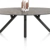 XOOON MINATO eetkamertafel - ellips - 240 x 110 cm - lichtgrijs^ Tafelconfigurator|Eettafels