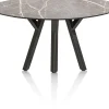 XOOON MINATO eetkamertafel - ellips - 180 x 100 cm - lichtgrijs^ Tafelconfigurator|Eettafels