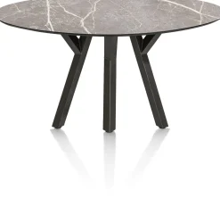 XOOON MINATO eetkamertafel - ellips - 180 x 100 cm - lichtgrijs^ Tafelconfigurator|Eettafels