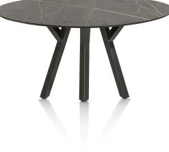 XOOON MINATO eetkamertafel - ellips - 180 x 100 cm - marmerlook^ Tafelconfigurator|Eettafels
