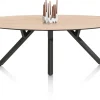 XOOON MINATO eetkamertafel - ellips - 240 x 110 cm - eiken look^ Tafelconfigurator|Eettafels