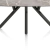 XOOON MINATO eetkamertafel - ovaal - 240 x 110 cm - lichtgrijs^ Tafelconfigurator|Eettafels