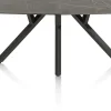 XOOON MINATO eetkamertafel - ovaal - 240 x 110 cm - marmerlook^ Tafelconfigurator|Eettafels