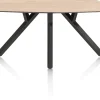 XOOON MINATO eetkamertafel - ovaal - 200 x 105 cm - eiken look^ Tafelconfigurator|Eettafels