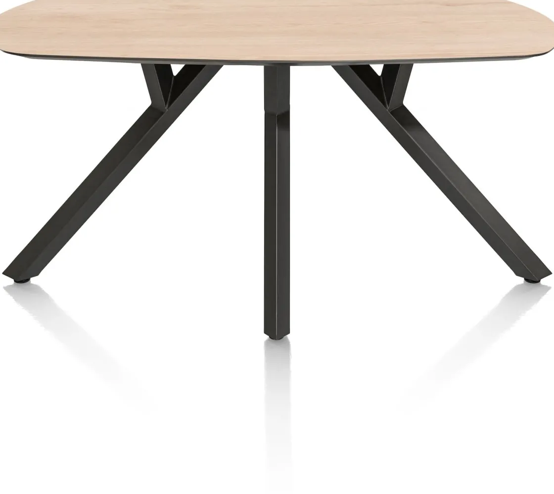 XOOON MINATO eetkamertafel - ovaal - 200 x 105 cm - eiken look^ Tafelconfigurator|Eettafels