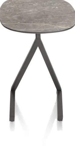 XOOON MINATO laptop-tafel 45 x 35 cm - hoogte 52 cm - lichtgrijs^ Bijzettafels|Tafelconfigurator