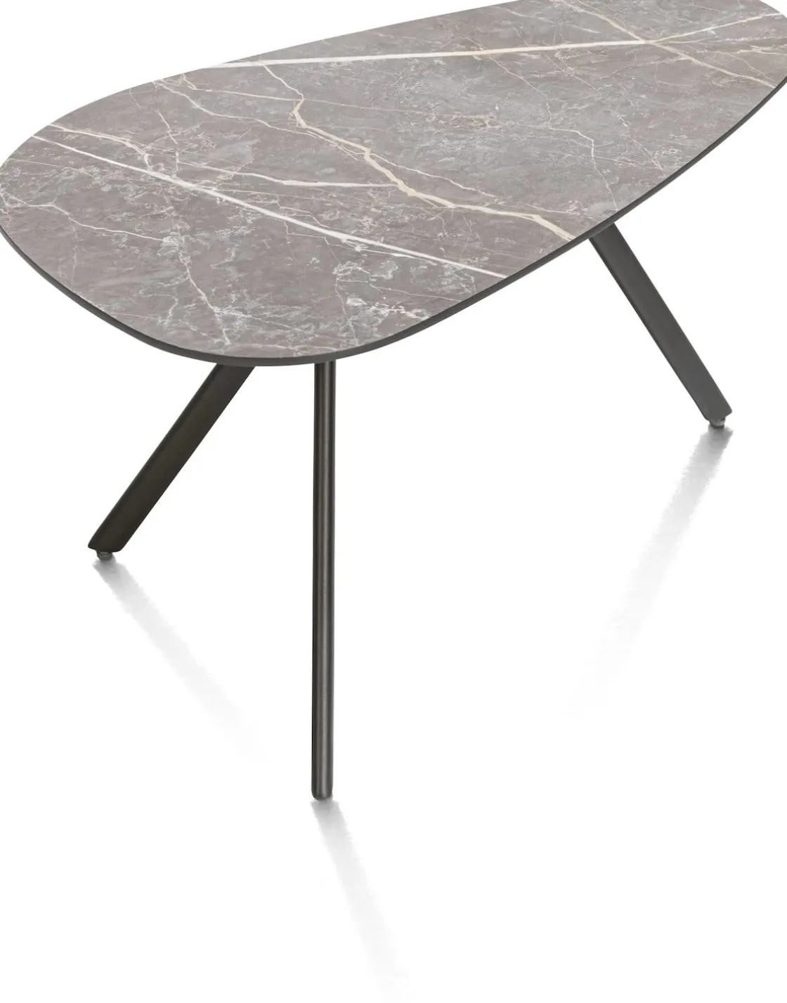 XOOON MINATO salontafel 75 x 45 cm - lichtgrijs^ Tafelconfigurator|Salontafels