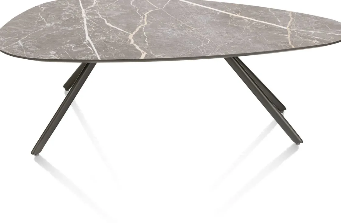 XOOON MINATO salontafel 100 x 60 cm - lichtgrijs^ Salontafels|Tafelconfigurator