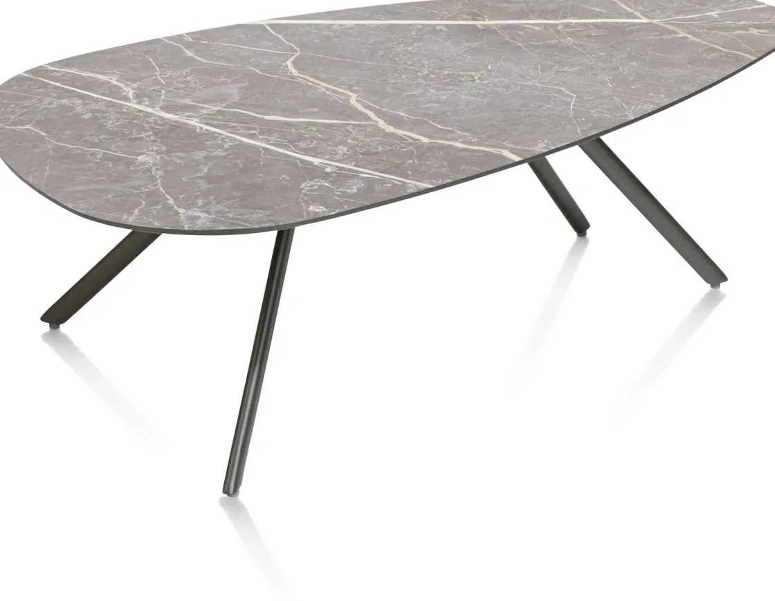 XOOON MINATO salontafel 100 x 60 cm - lichtgrijs^ Salontafels|Tafelconfigurator
