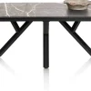 XOOON MINATO uitschuiftafel - ovaal - 180 (+ 60) x 110 cm - lichtgrijs^ Uitschuiftafels|Eettafels